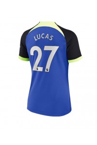 Tottenham Hotspur Lucas Moura #27 Voetbaltruitje Uit tenue Dames 2022-23 Korte Mouw